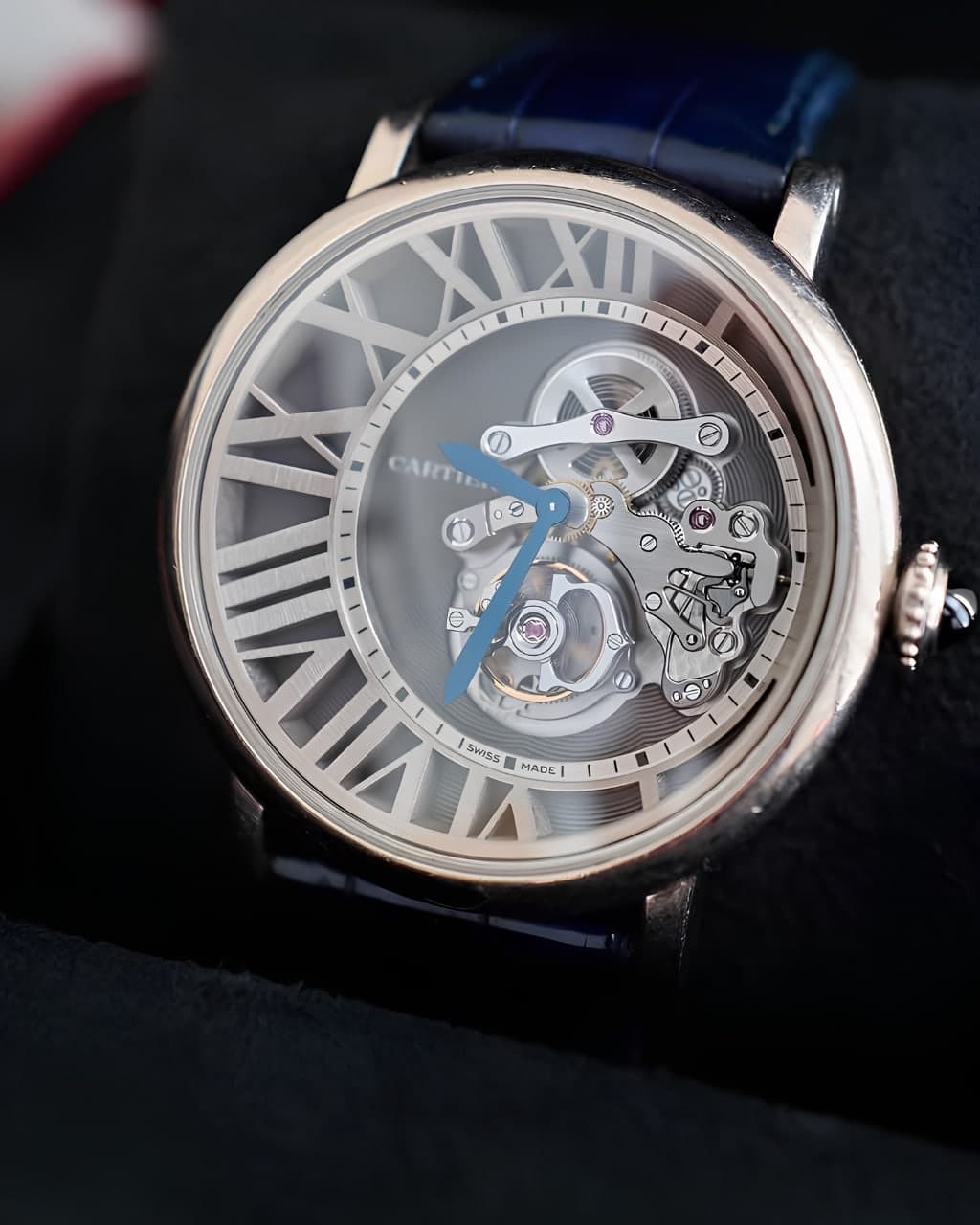 Cartier Rotonde de Cartier Reversed Tourbillon — 18K white gold, limited edition 92/100